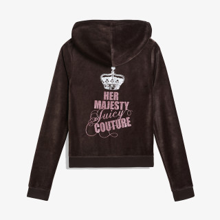 JUICY COUTURE Hanorace HER MAJESTY ROBYN HOODIE