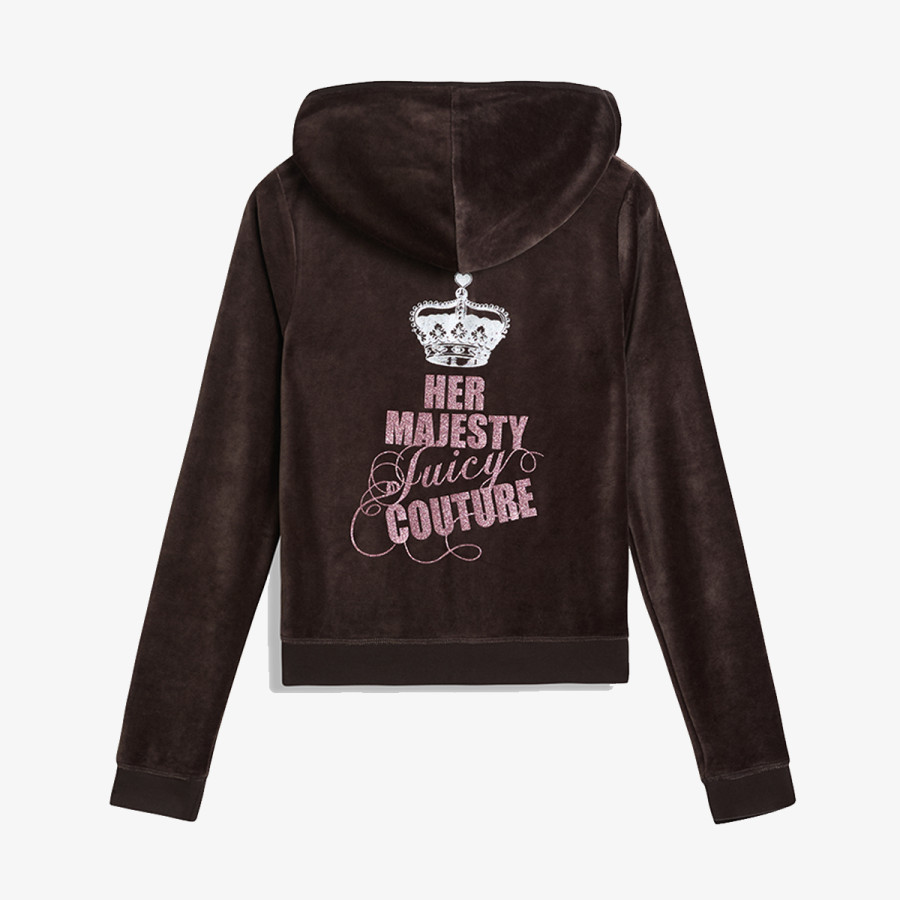 JUICY COUTURE Hanorace HER MAJESTY ROBYN HOODIE