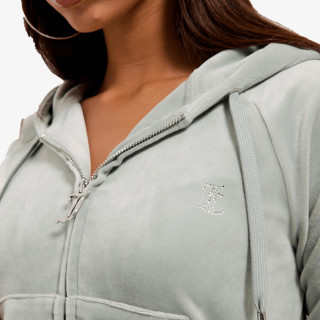 JUICY COUTURE Hanorace MADISON OUTLINE HOODIE WITH DIAMANTE BRA 