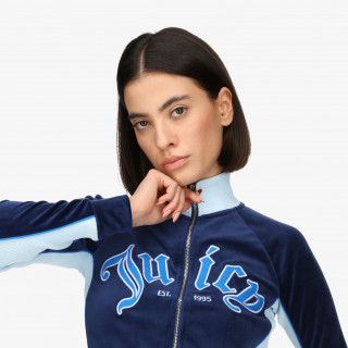 JUICY COUTURE Hanorace GEMINI RIB TRACK TOP 