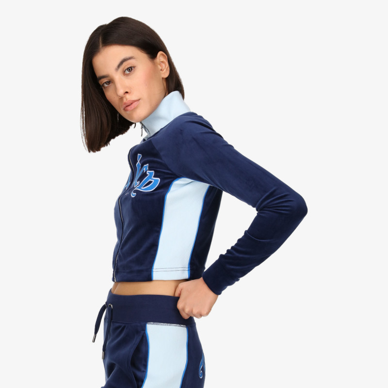 JUICY COUTURE Hanorace GEMINI RIB TRACK TOP 
