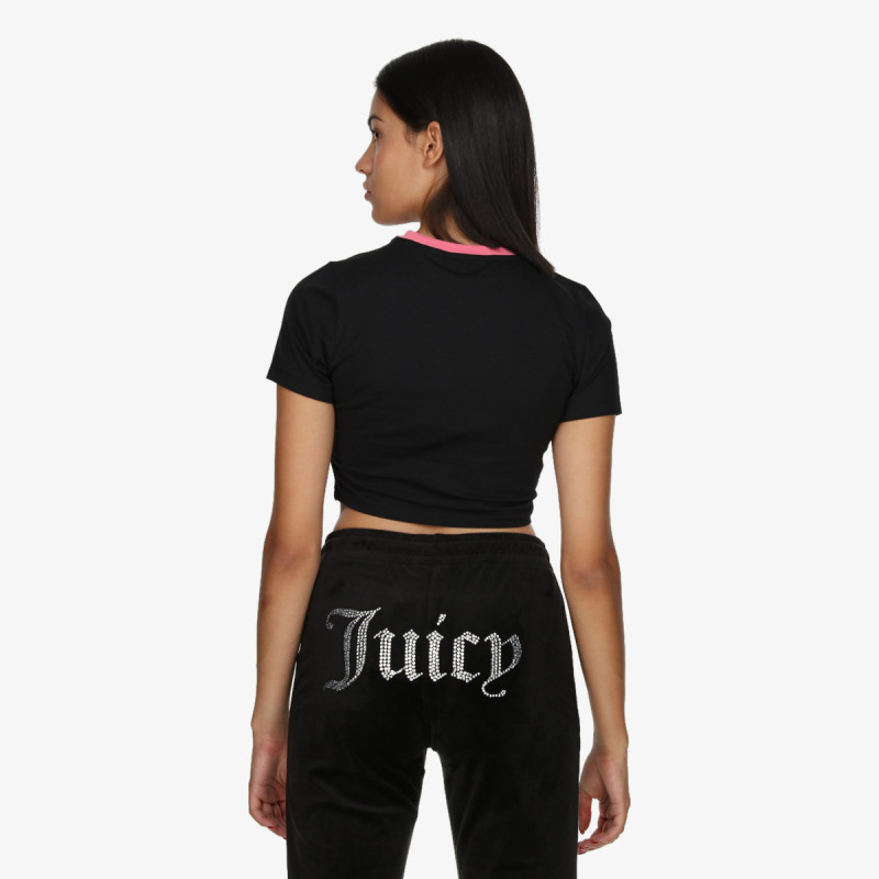 JUICY COUTURE Tricouri DUMP HIM <br />
CROP SOPHIE TEE 