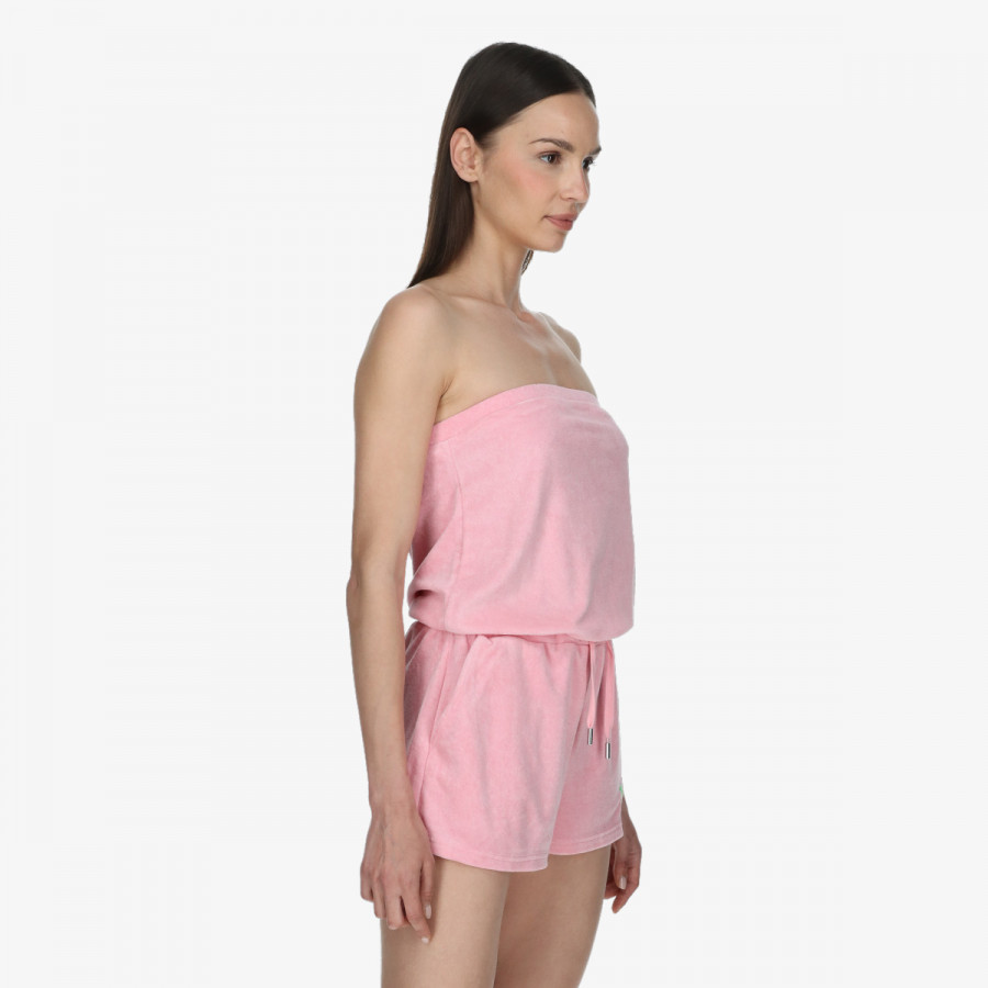 JUICY COUTURE Pantaloni scurti Bandeau Drawstring Romper 