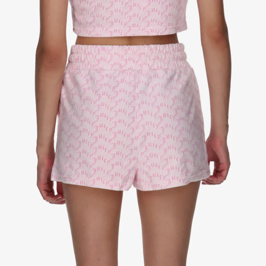 JUICY COUTURE Pantaloni scurti TOWELLING SHORT WITH MONOGRAM 