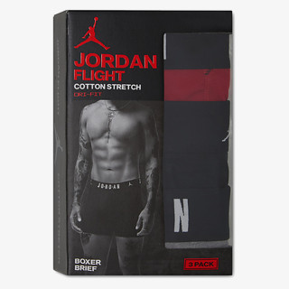 JORDAN Lenjerie JHM MENS 3PK JM FLIGHT COTTON 