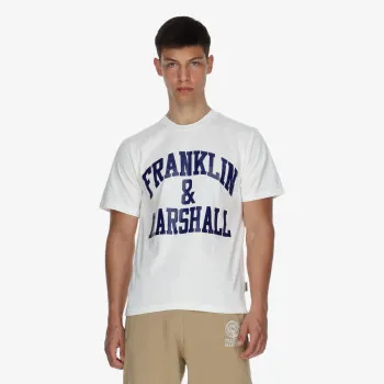 FRANKLIN & MARSHALL Tricouri Agender t-shirt with arch letter print 