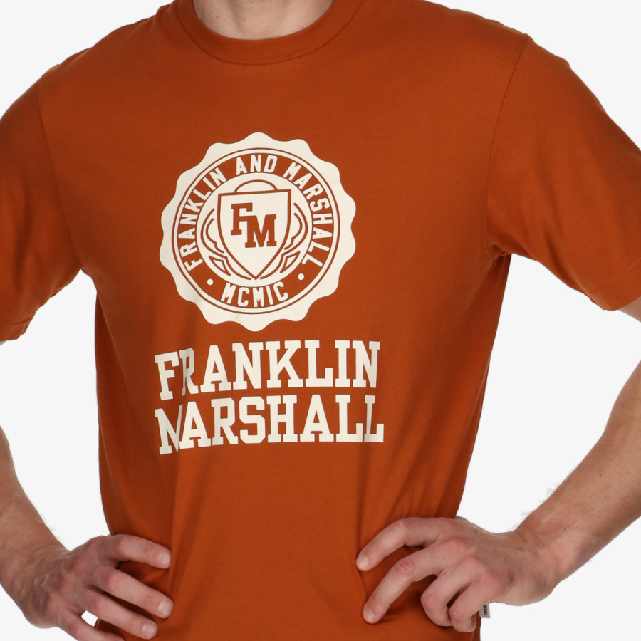 FRANKLIN & MARSHALL Tricouri PIECE DYED 24/1 JERSEY 