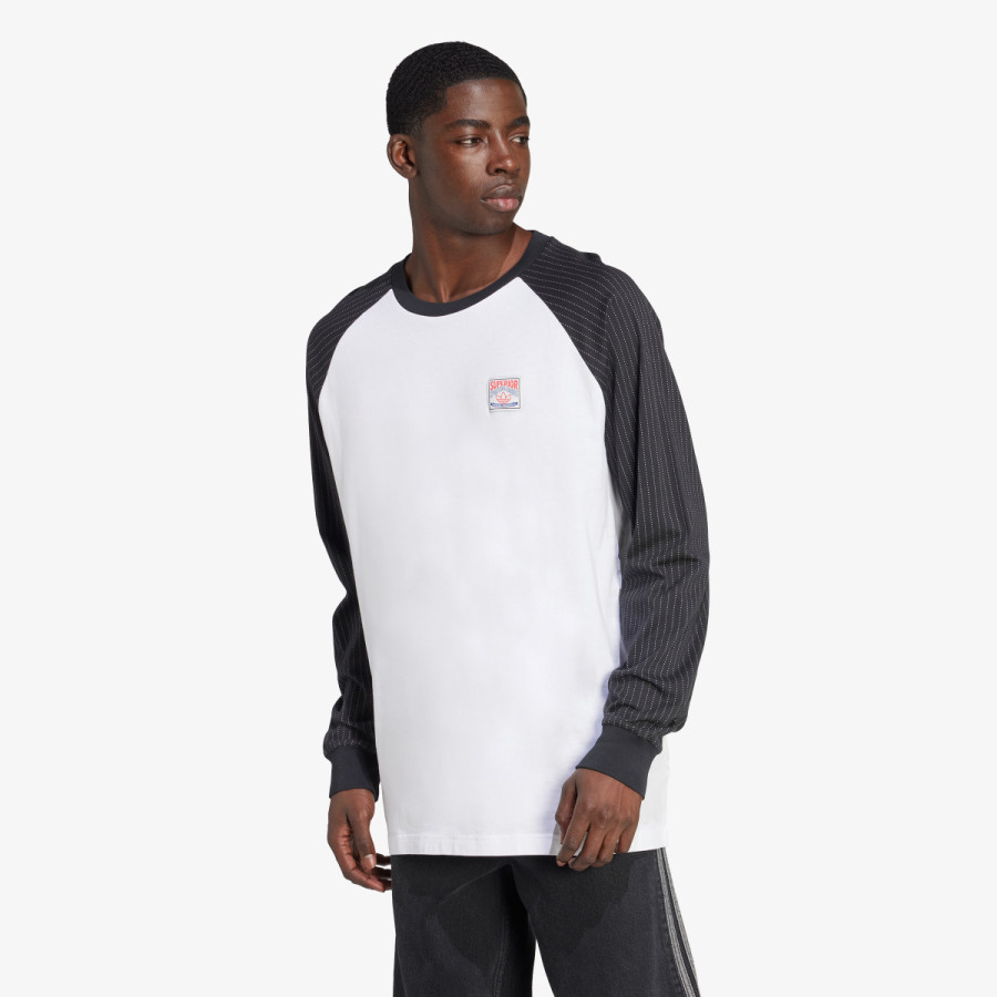 ADIDAS Tricouri maneca lunga GRAPHIC LO TEE 
