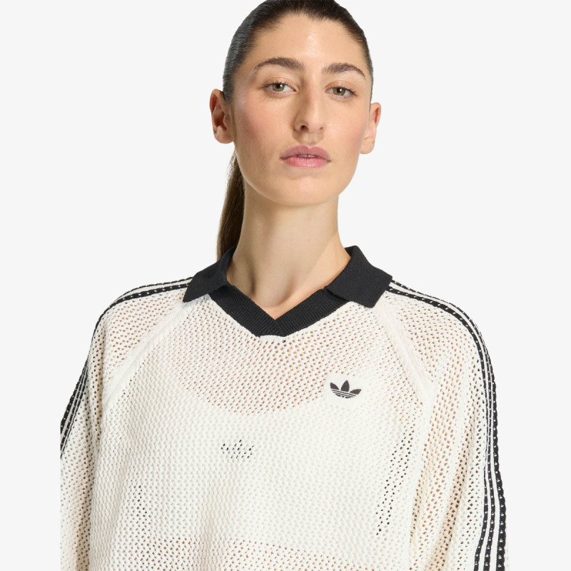 ADIDAS Tricouri polo Knitted Crochet 