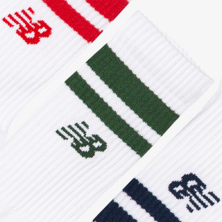 NEW BALANCE Sosete Active Lifestyle Striped Crew Socks 3 Pa 
