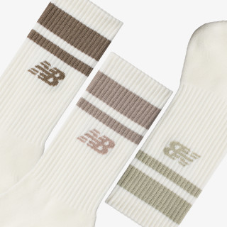NEW BALANCE Sosete Everyday Stripe Midcalf 3 Pack 
