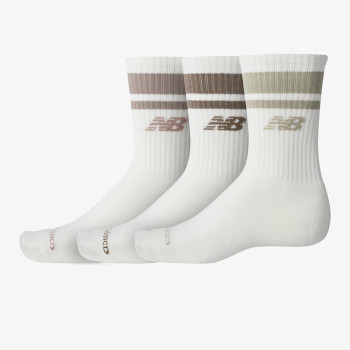 NEW BALANCE Sosete Everyday Stripe Midcalf 3 Pack 