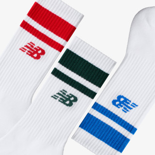 NEW BALANCE Sosete Everyday Stripe Midcalf 3 Pack 