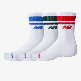 NEW BALANCE Sosete Everyday Stripe Midcalf 3 Pack 