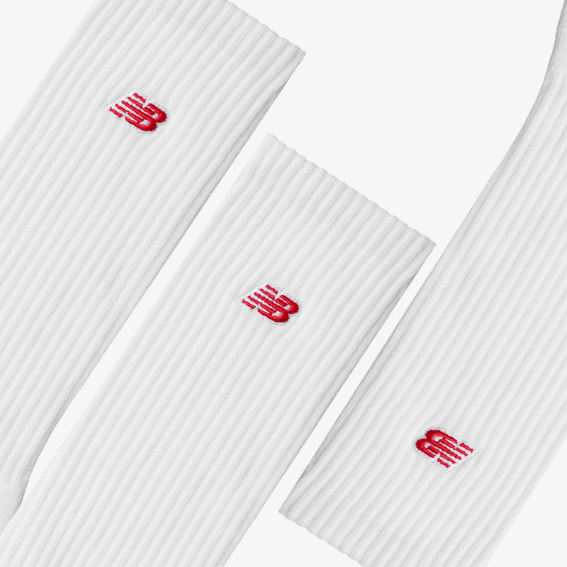 NEW BALANCE Sosete Patch Logo Crew 3 Pack 