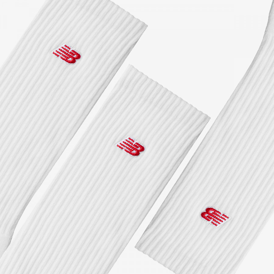 NEW BALANCE Sosete Patch Logo Crew 3 Pack 
