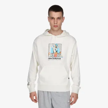 NEW BALANCE Hanorace NEW BALANCE Hanorace Hoops French Terry Hoodie 