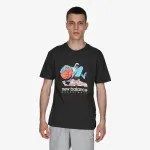 NEW BALANCE Tricouri Hoops Cotton Jersey 