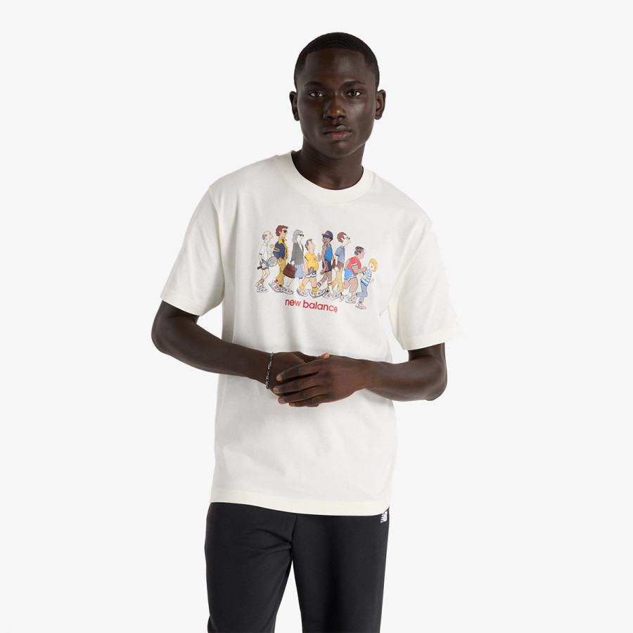 NEW BALANCE Tricouri Athletics Relaxed Archive Walk 