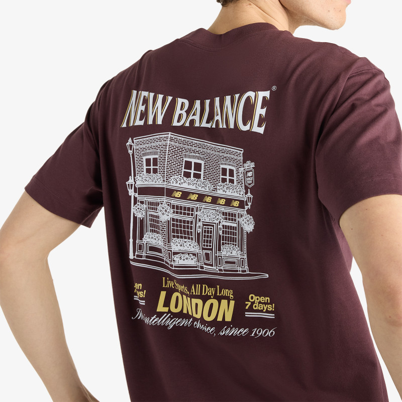 NEW BALANCE Tricouri Grab a Bite London T-Shirt 