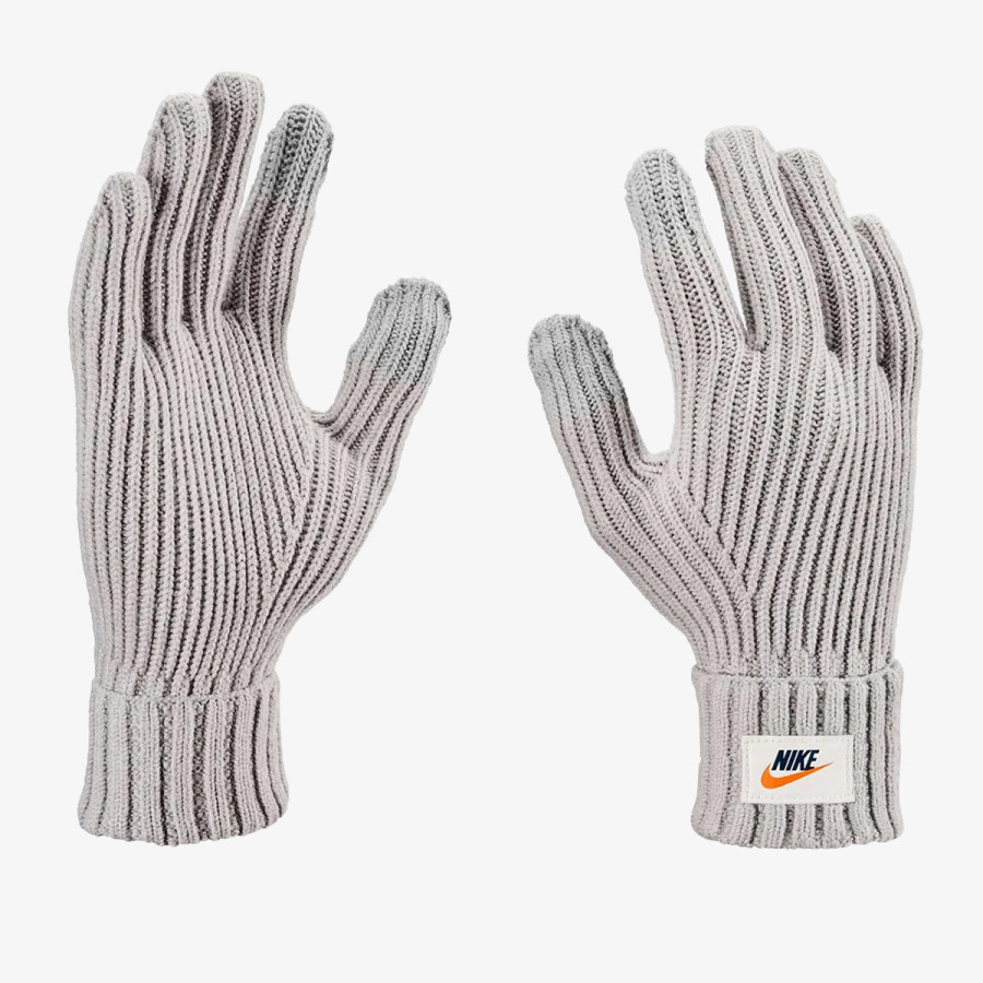 NIKE Manusi NIKE U CITY KNIT GLOVE COLLEGE GREY/SAIL