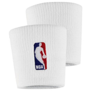 NIKE Banderole NIKE WRISTBANDS NBA WHITE/WHITE 