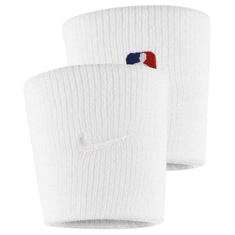NIKE Banderole NIKE WRISTBANDS NBA WHITE/WHITE 