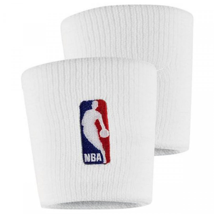 NIKE Banderole NIKE WRISTBANDS NBA WHITE/WHITE 