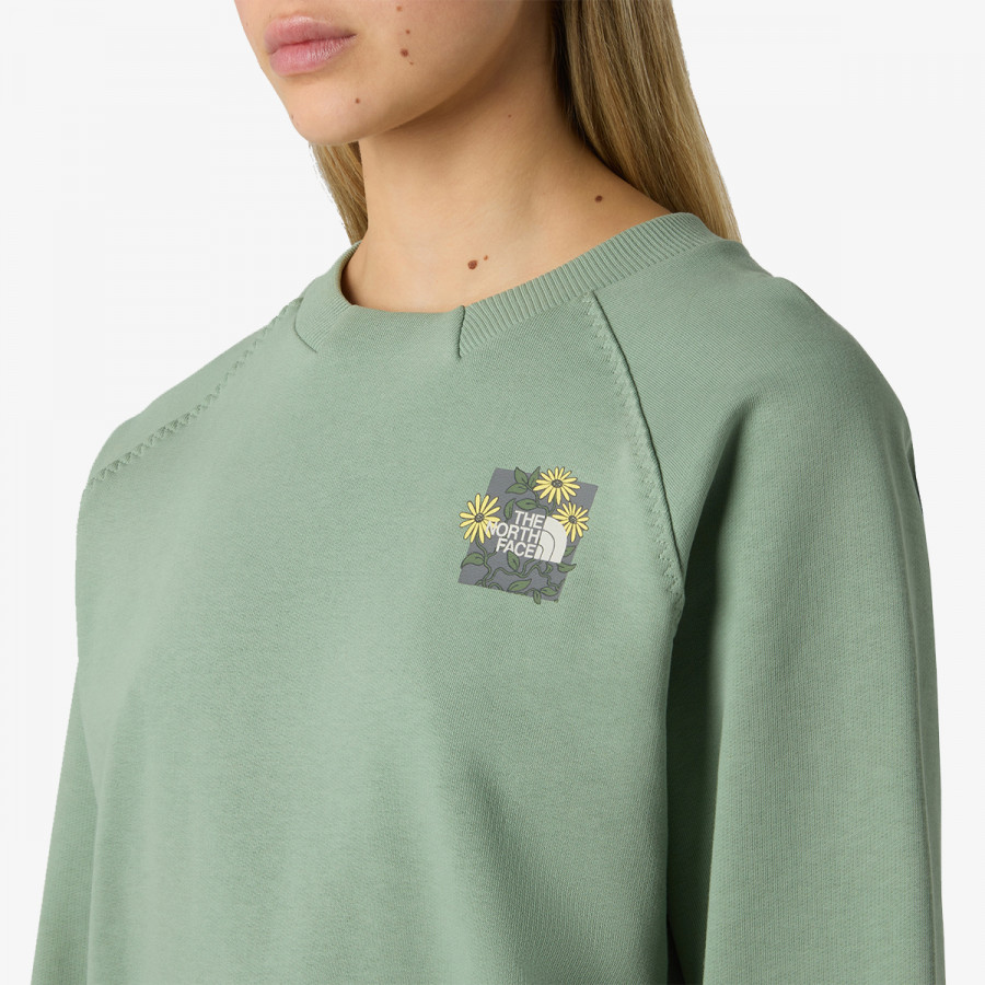 THE NORTH FACE Pulover W CONNECT RELAXED CREW SWEATSHIRT-GRAPHI 