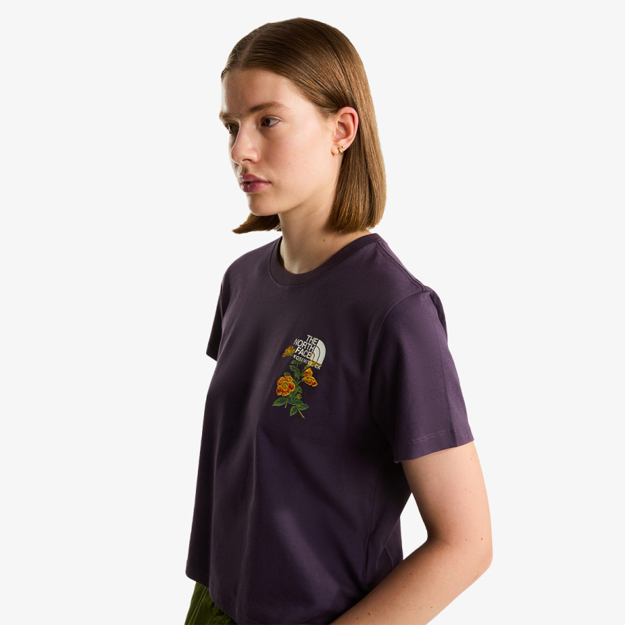 THE NORTH FACE Tricouri FLORA EMBRO REGULAR SHORT SLEEVE TEE-G 