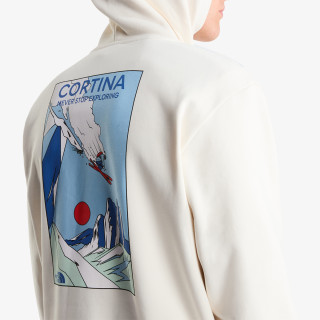 THE NORTH FACE Hanorace U MOUNTAIN CELEBRATION RELAXED HOODIE-GR 