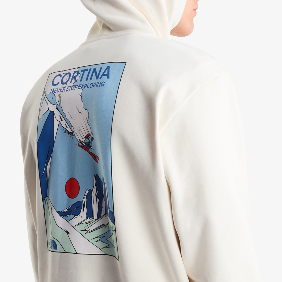 THE NORTH FACE Hanorace U MOUNTAIN CELEBRATION RELAXED HOODIE-GR 