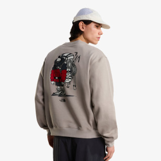 THE NORTH FACE Tricouri U GEAR UP GET OUT RLX CREW-GRAPHIC 