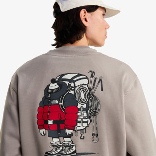 THE NORTH FACE Tricouri U GEAR UP GET OUT RLX CREW-GRAPHIC 