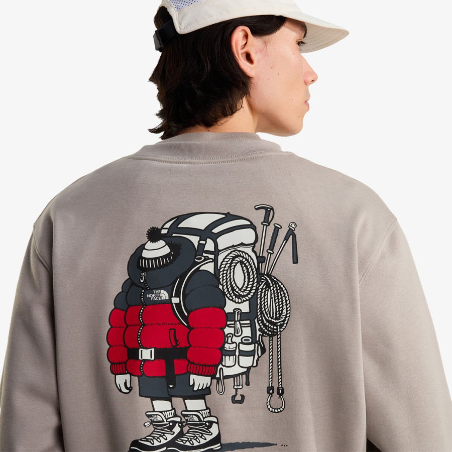 THE NORTH FACE Tricouri U GEAR UP GET OUT RLX CREW-GRAPHIC 