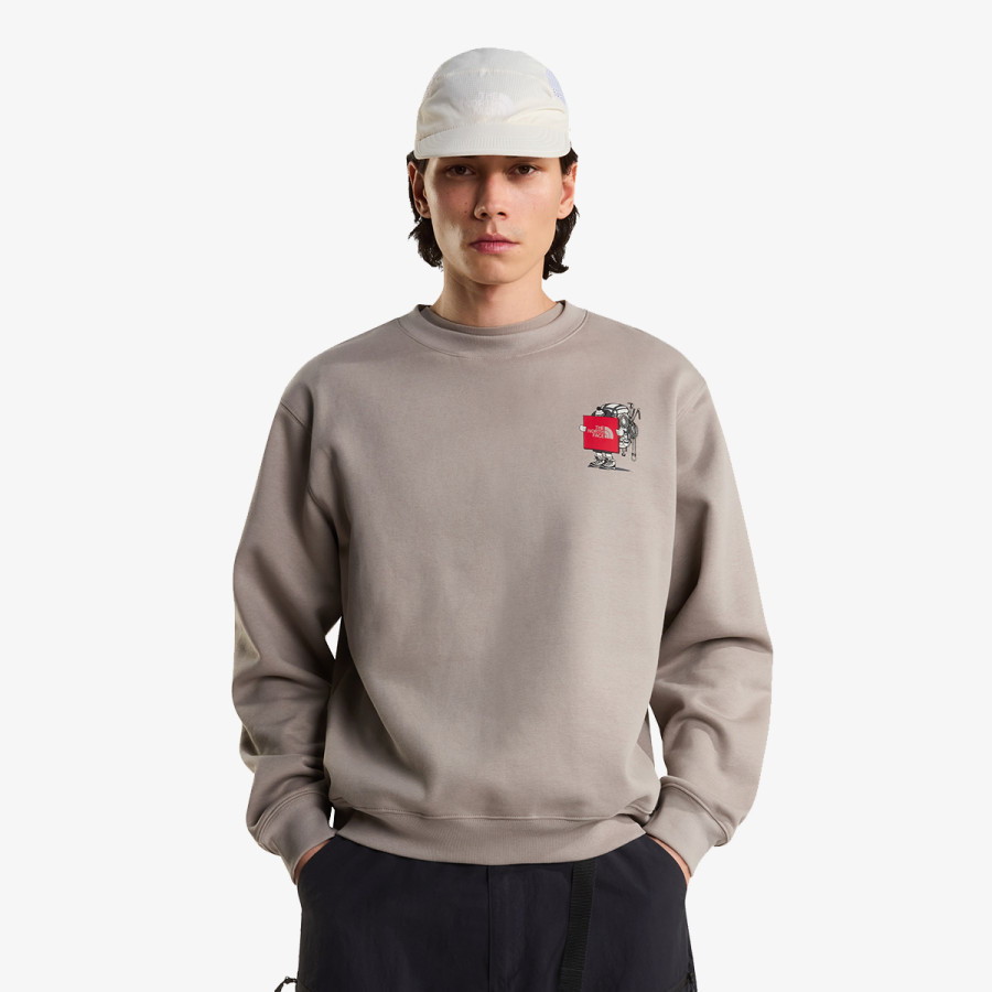 THE NORTH FACE Tricouri U GEAR UP GET OUT RLX CREW-GRAPHIC 