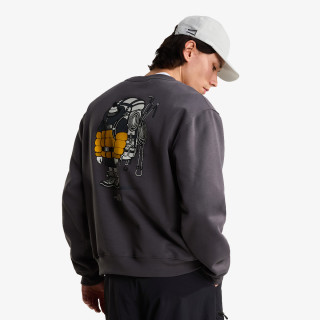 THE NORTH FACE Hanorace U GEAR UP GET OUT RLX CREW-GRAPHIC 