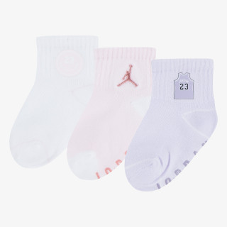 JORDAN Sosete JHN ICON PATCHES 3PK GRIPPER 