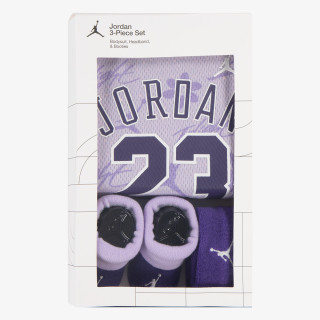 JORDAN Seturi GIRLS' INFANT JORDAN 3-PIECE MESH JERSEY BOX SET 