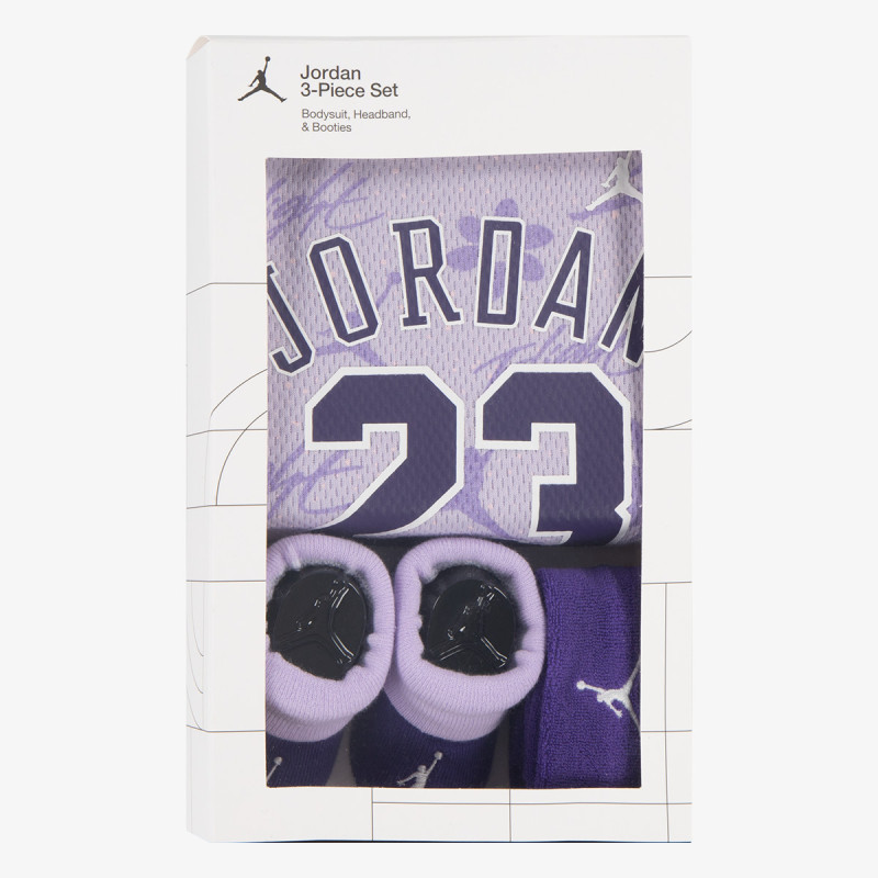 JORDAN Seturi GIRLS' INFANT JORDAN 3-PIECE MESH JERSEY BOX SET 
