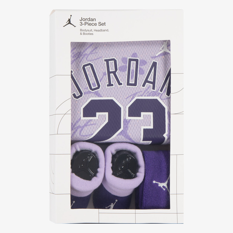 JORDAN Seturi GIRLS' INFANT JORDAN 3-PIECE MESH JERSEY BOX SET 