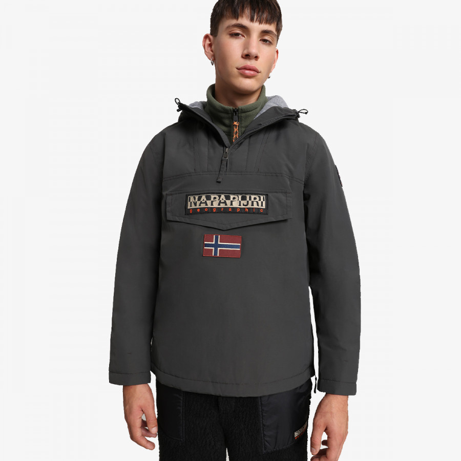 NAPAPIJRI Jachete RAINFOREST WINTER 2 DARK GREY SOLID 