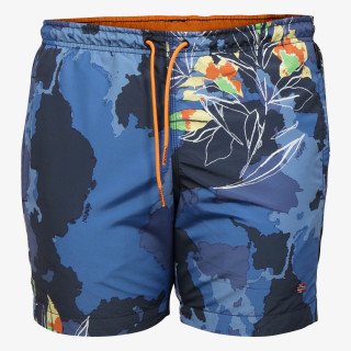 NAPAPIJRI Pantaloni scurti V-VAIL BLUE AOP F9D 