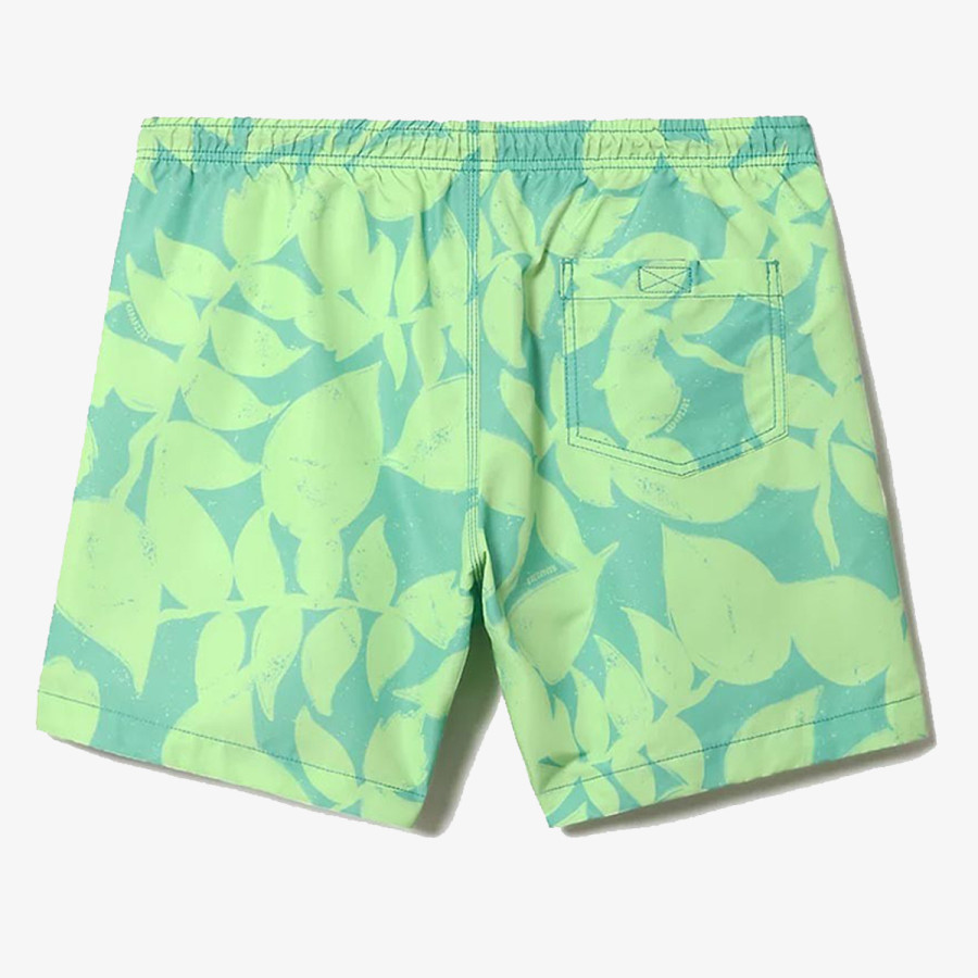 NAPAPIJRI Pantaloni scurti V-VAIL GREEN AOP F9I 