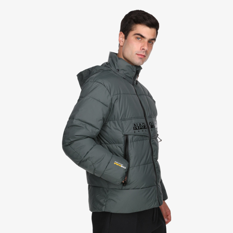 NAPAPIJRI Jachete RF PUFFER OPEN G1S GREEN URBAN 