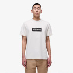 NAPAPIJRI Tricouri S-BOX LOGO SS N1A WHITE WHISPER 
