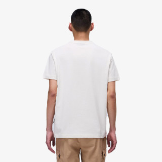 NAPAPIJRI Tricouri S-BOX LOGO SS N1A WHITE WHISPER 