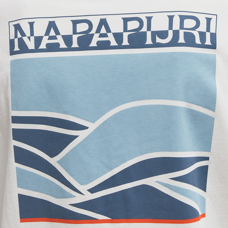 NAPAPIJRI Tricouri S-SOVANA SS 206 WHITE HERON 