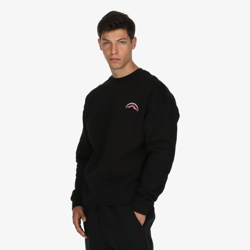 SPRAYGROUND Hanorace BLOCK PARTY CREWNECK BLK 