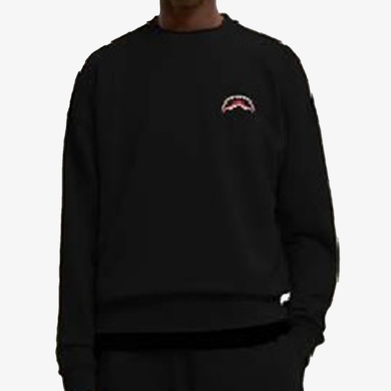 SPRAYGROUND Hanorace BLOCK PARTY CREWNECK BLK 